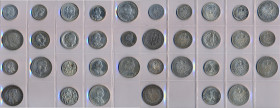 Preußen: Typensammlung 18 Silbermünzen 2 Mark bis 5 Mark von Wilhelm I., Friedrich III. und Wilhelm II. Umlaufmünzen (7) und Gedenkmünzen (11). Überwi...