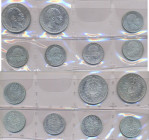 Preußen: Wilhelm I. 1861-1888: 5 x 2 Mark (1876 A,A,B,C / 1877 A, Jaeger 96), sowie 2 x 5 Mark 1876 B (J.97). Schön - sehr schön. Lot 7 Münzen.
 [dif...