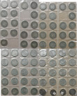 Bundesrepublik Deutschland 1948-2001: 73 x 5 DM Kursmünzen Silberadler, augenscheinlich alle Jahrgänge und Buchstaben vorhanden. Inklusive 1958 J. Jae...