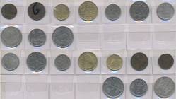Danzig: Typensammlung 10 Stück vom 1 Pfennig bis 1 Gulden aus Danzig, dabei auch ½ und 1 Gulden 1923 aus Silber J. D6 + D7.
 [differenzbesteuert]