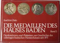 Literatur: Joachim Zeitz, Die Medaillen des Hauses Baden, Band 2, 1987 Verlag Karl Schillinger, Freiburg. 320 Seiten mit vielen Abbildungen, Format 33...