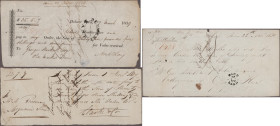Australien, 3 Schecks von HOBART von 1830, 1837 und 1839
 [differenzbesteuert]