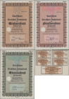 Deutschland, Deutsche Reichsbank, Anteilsscheine über 100, 500 und 1.000 Reichsmark 1939.
 [differenzbesteuert]