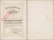 Deutschland, Württembergische Notenbank, Actie 350 Gulden = 200 Thaler 22. Dezember 1871. Gründeraktie (Auflage 15000). Eine der langlebigsten deutsch...