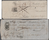 England, 2 Schecks Manchester 1815.
 [differenzbesteuert]