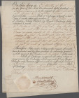 England, Wechselprotest / Bill of Exchange PLYMOUTH 1811.
 [differenzbesteuert]