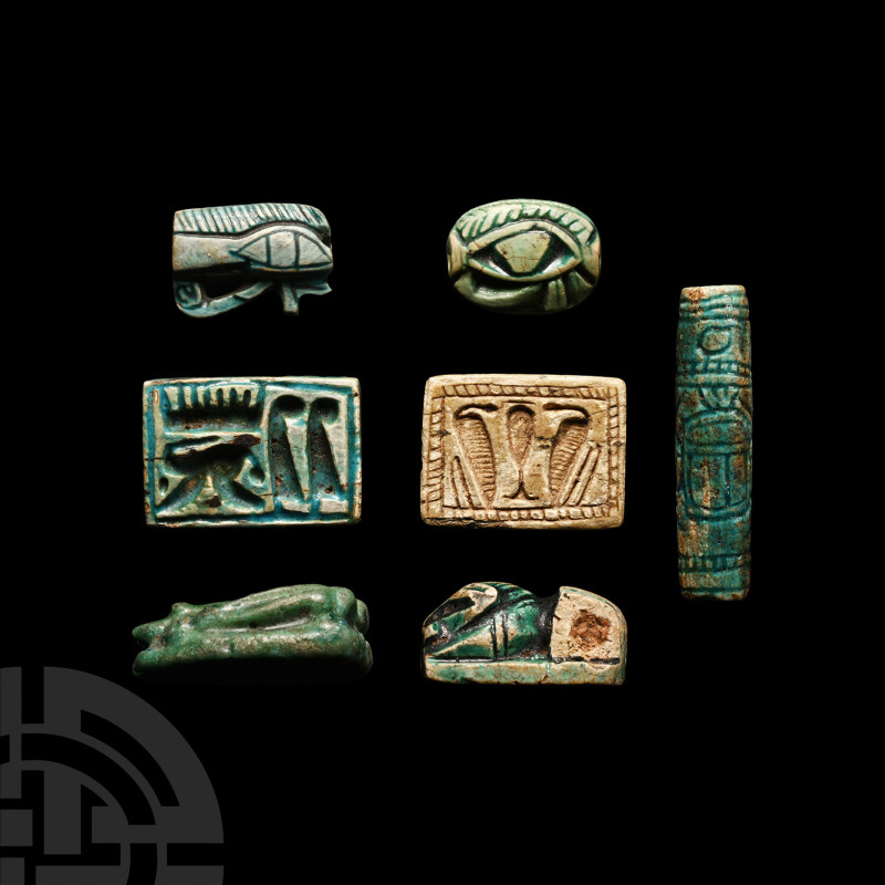 Egyptian Amulet Collection
New Kingdom-Late Period, 1550-332 B.C. A mixed group...