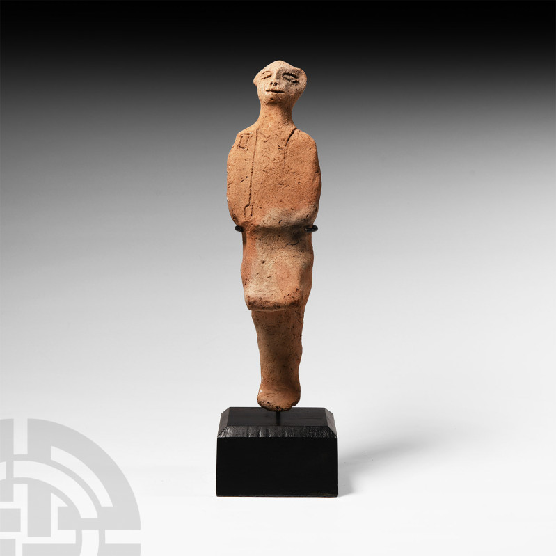 Egyptian Terracotta Overseer Shabti
Ptolemaic Period, circa 3rd century B.C. or...