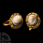 Roman Gold Ring with Medusa Cameo