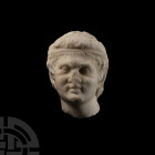 Roman Marble Head of a Satyr