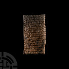 Old Babylonian Cuneiform Letter from King Iluni to Inzuršakšu King of Niqqum About Being Attacked by the Elamites.