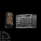 Western Asiatic Cylinder Seal with Figural Scene