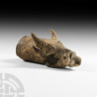 Western Asiatic Bull-Headed Bronze Spout