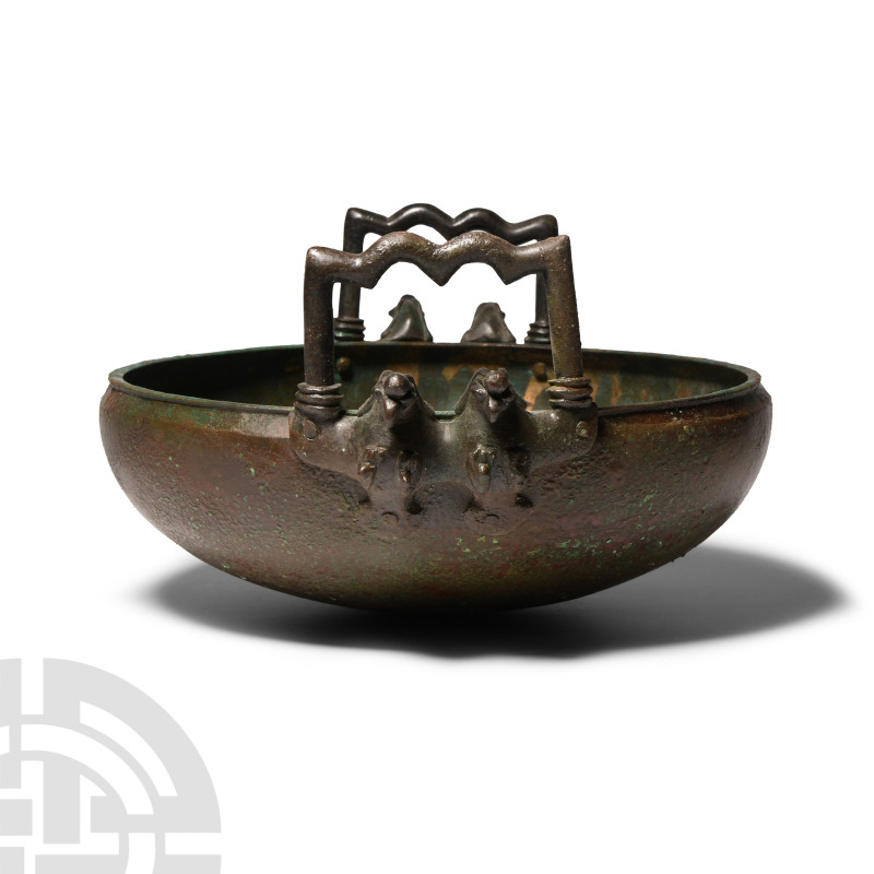 Western Asiatic Bronze Zoomorphic Cauldron
Hasanlu IV, circa 10th-8th century B...