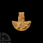 Viking Age Gold Hammer Amulet
