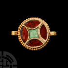 Saxon Gold Jewelled Necklace Element