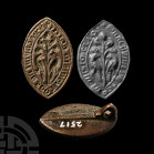 French Medieval Vesica-Shaped Seal Matrix for Radalph de Saint Dionisi