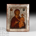 Russian Icon of the Hodegetria of Constantinople