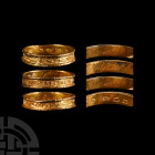 Post Medieval Gold Memento Mori Ring for O. Coates