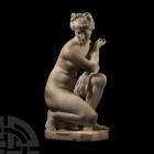 Marble Statue of Kneeling Venus