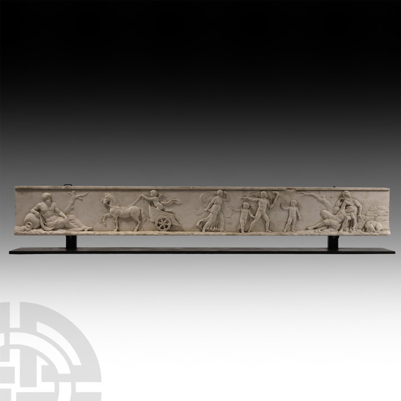 Neoclassical Marble Panel
20th century A.D. A neoclassical marble frieze displa...