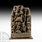 Indian Relief with Figures