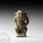 Egyptian Faience Figure of Bes