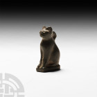 Egyptian Seated Cat Amulet