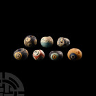 Phoenician and Later Glass Eye Bead collection
