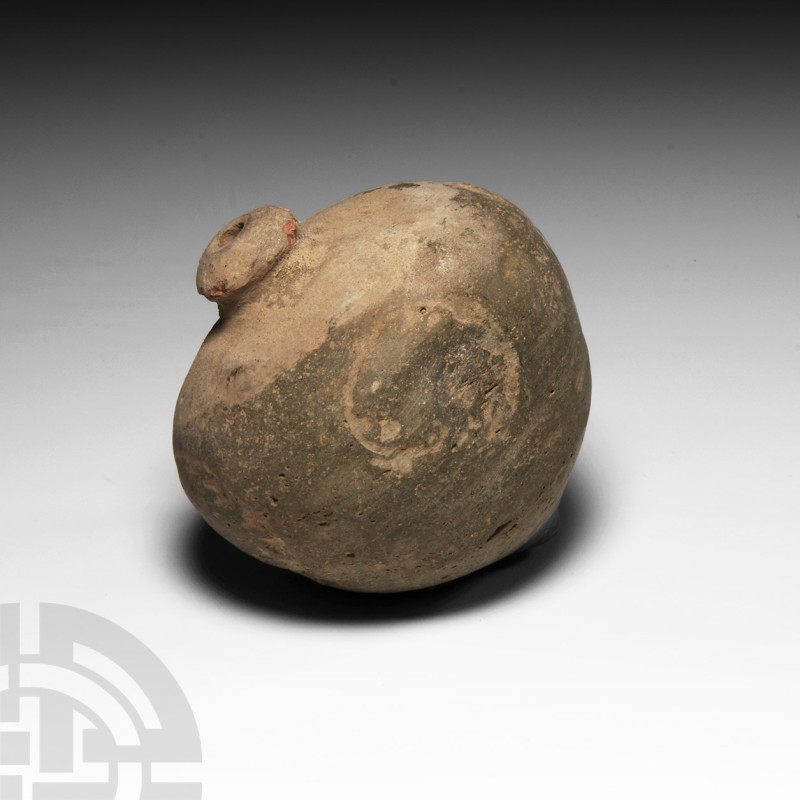 Byzantine 'Greek Fire' Fire Bomb or Hand Grenade
9th-11th century A.D. A squat ...