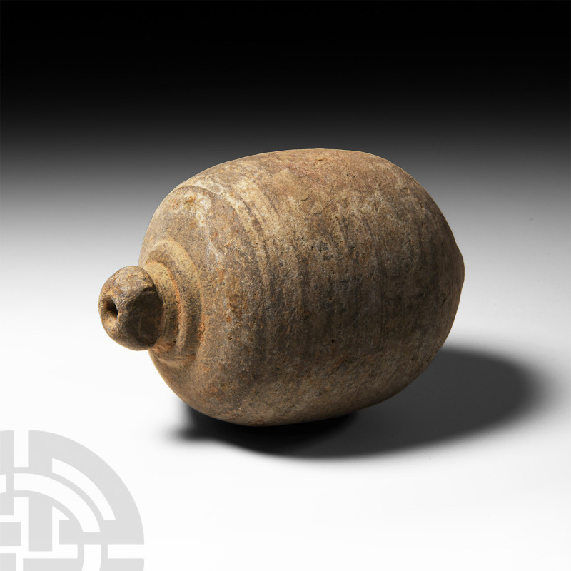 Byzantine 'Greek Fire' Fire Bomb or Hand Grenade
9th-11th century A.D. A cerami...