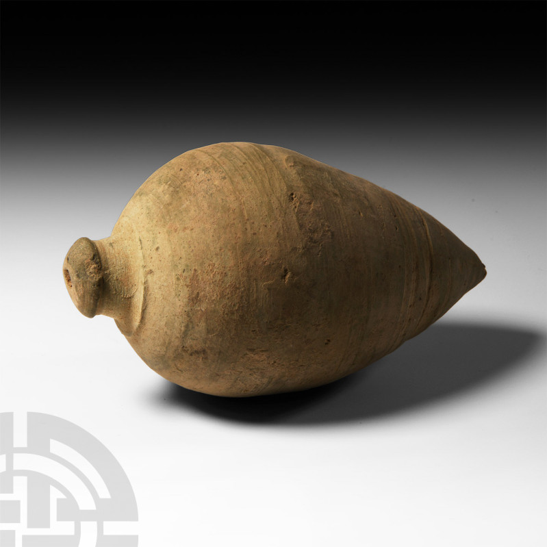 Byzantine 'Greek Fire' Fire Bomb or Hand Grenade
9th-11th century A.D. A cerami...