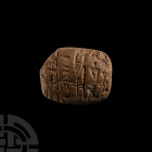 Paleo-Akkadian Cuneiform Tablet Relating to Barley from Lugalnitazi