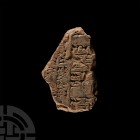 Ur III Cuneiform Tablet Fragment with an Inventory of Fields