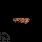 Ur III Cuneiform Tablet Fragment, an Inventory of Linen and Metal Artifacts