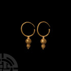 Western Asiatic Gold Earrings