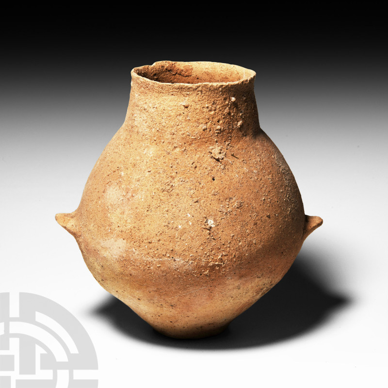 Western Asiatic Trans Jordan Redware Burnished Jar
Circa 3000 B.C. An early Bro...