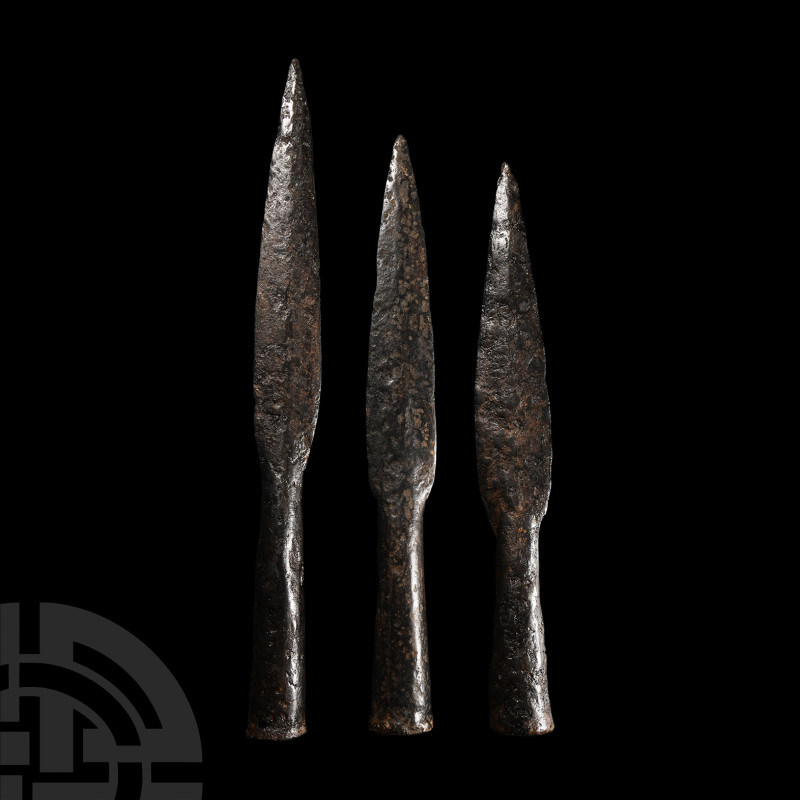 Viking Period Socketted Spearhead Group
Circa 8th-10th century A.D. A group of ...