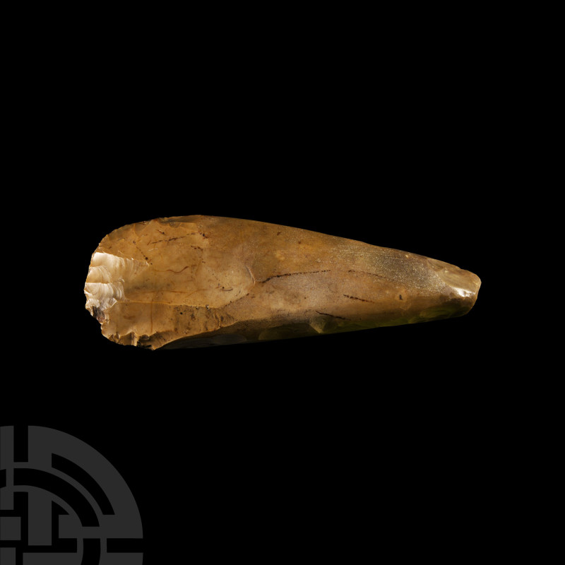 Danish Stone Age Neolithic Thin Butted Axe
Dolman Period, 3700-3300 B.C. A fine...