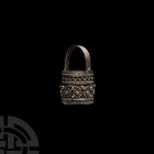 Pre-Viking Silver Filigree Aroma Bucket Pendant