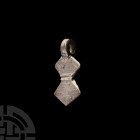 Viking Age Silver Axe-Shaped Pendant