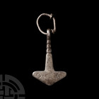 Viking Period Silver Hammer Pendant