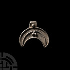 Viking Period Silver Lunar Pendant