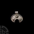 Viking Period Silver Lunar Pendant