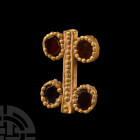 Medieval Gold Garnet Set Pendant