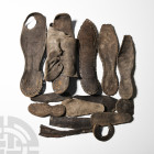 Medieval 'Thames' Leather Shoe Fragment Collection
