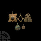 Medieval Horse Harness Pendant Group