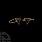 Medieval Gold Ring with Garnet