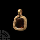 Medieval Gold and Garnet Pendant