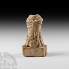 Tudor 'Thames' Pipe Clay Bishop Chess Piece